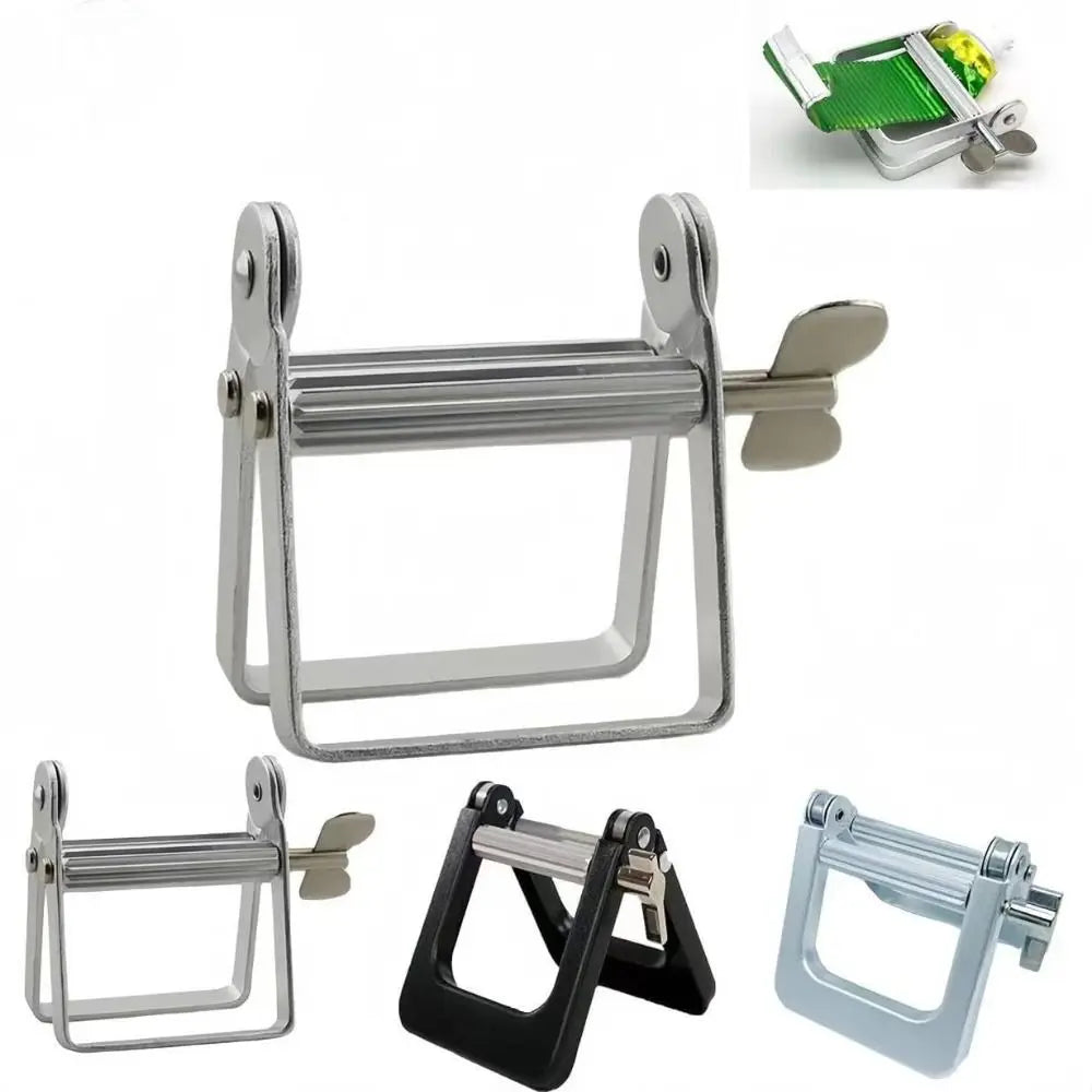 Metal Toothpaste Squeezer Tooth Paste Dispenser Multifunctional Tube Ringer Squeezers Seat Holder Dispenser Tube Roller Squeezer